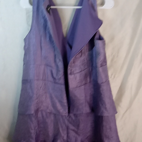 R &M Richard's lavender formal beaded dress size 18 - Picture 6 of 7